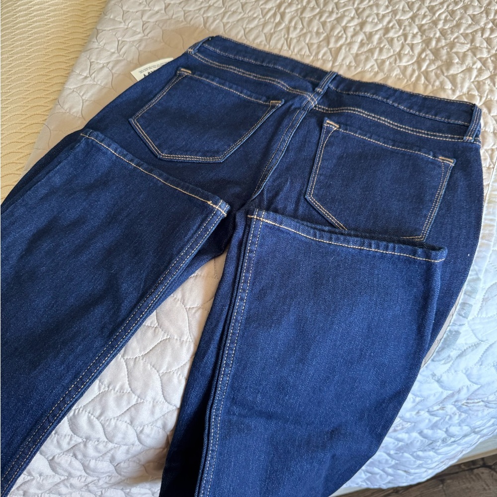 Old Navy Women's Boot Cut Jeans - Dark Blue - Picture 2 of 3